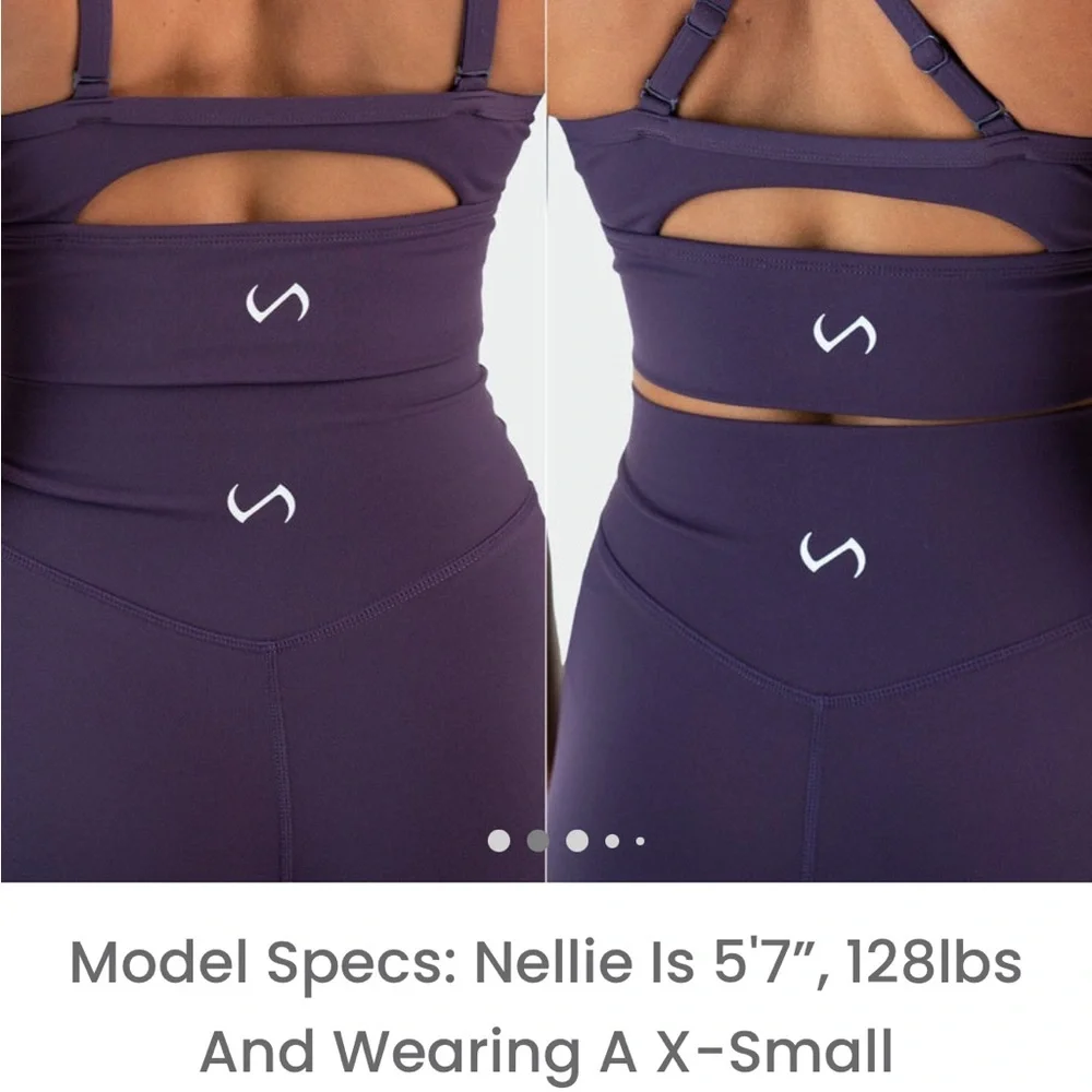 TLF Women's Purple Sports Bra - Picture 6 of 6